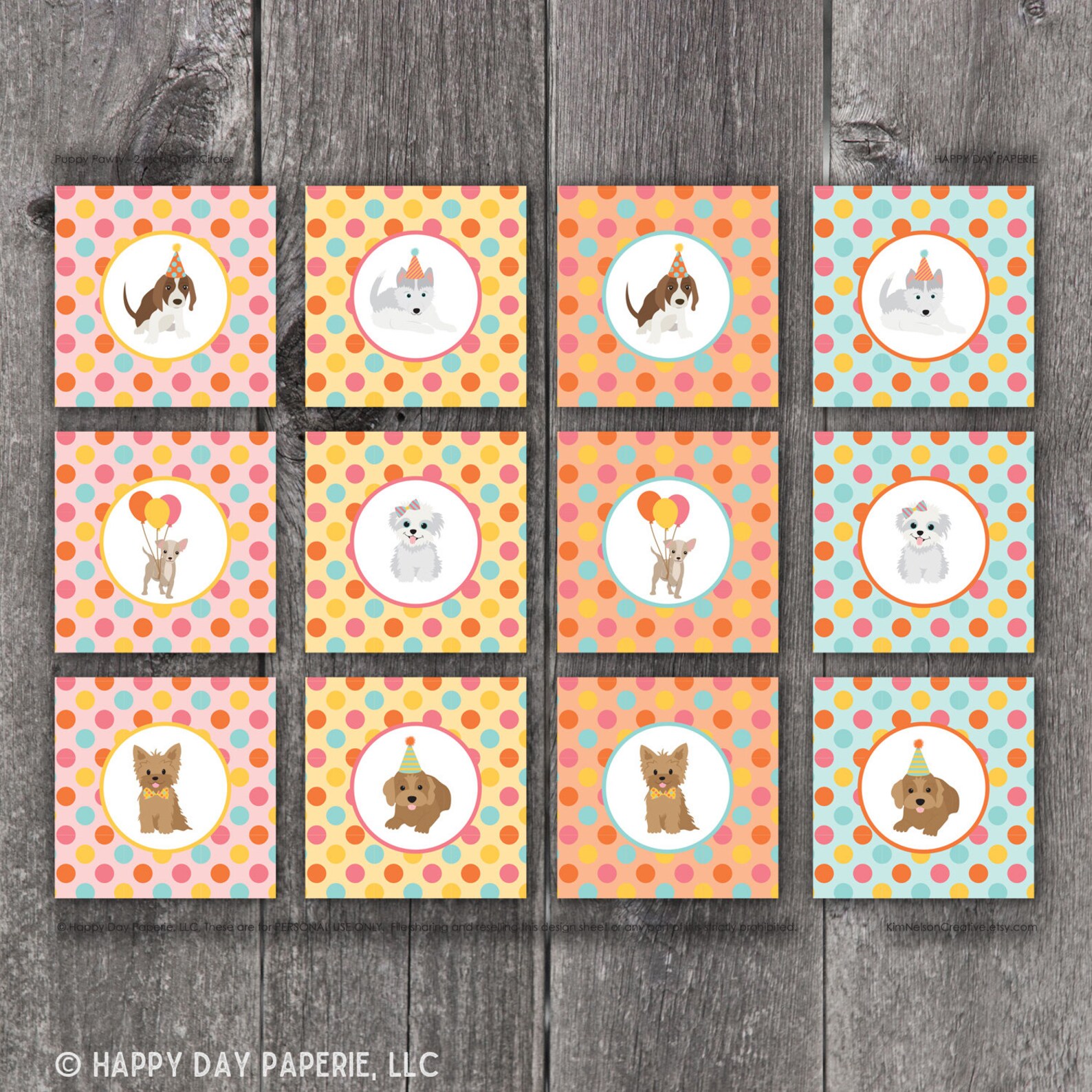 Printable Puppy Birthday Party DIY Package Puppy Party - Etsy