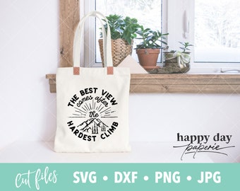 The Best View svg, dxf, png, Travel Adventure SVG for Cricut and Silhouette