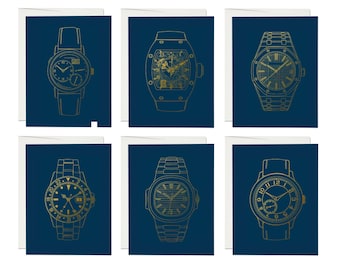 Swiss Luxury Watch Note Card Collection