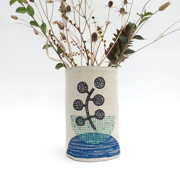 Vase Fabric Etsy