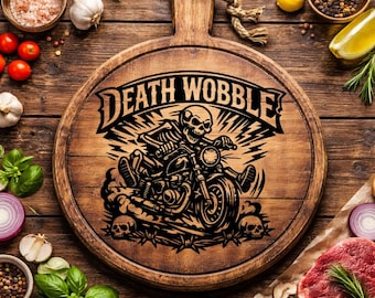 Motard squelette mort vacillant SVG PNG DXF | Fichier coupé moto Skull Rider | Conception par sublimation de gravure laser Silhouette Cricut
