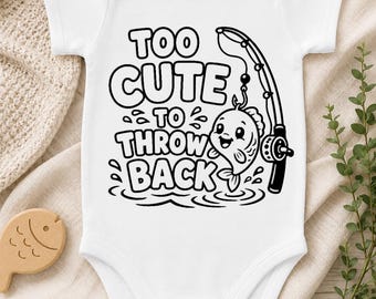 Toddler Fishing SVG Bundle | Cute Fishing Baby Shirt Designs | Daddy’s Best Catch Svg | Reel Cute PNG | Cricut Cut Files Laser Engraving DXF