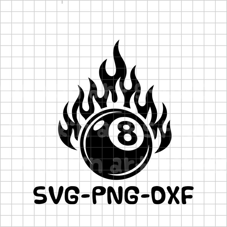 Lucky 8 Ball SVG | Eight Ball Cut File | Pool Player Cricut Design ...