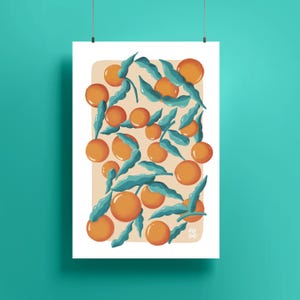 Affiche A4 oranges