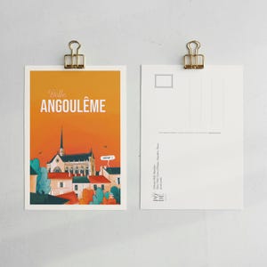 Carte postale "Belle Angoulême" - Modèle Obézine