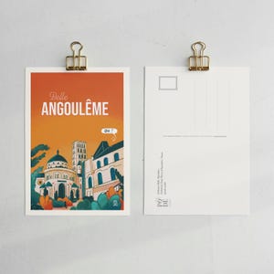 Carte postale "Belle Angoulême" - modèle Musée-Cathédrale