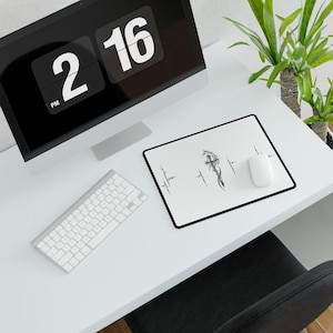 Cybersigilism Sword Mousepad, Gaming Pad, Computer Accessories, Desk Decor, Office Supplies, Tech Gift image 11