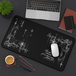 Cybersigilism Desk Mat, Silent Hill Gaming Mousepad, Neoprene Computer Accessories Bild 8