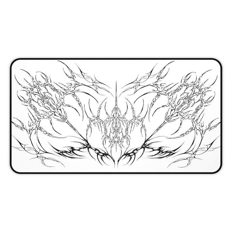 Desk Mat, Abstract Cybersigilism Design - Tech Office Accessories ...