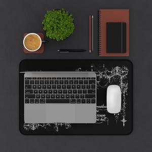 Cybersigilism Desk Mat, Silent Hill Gaming Mousepad, Neoprene Computer Accessories Bild 12