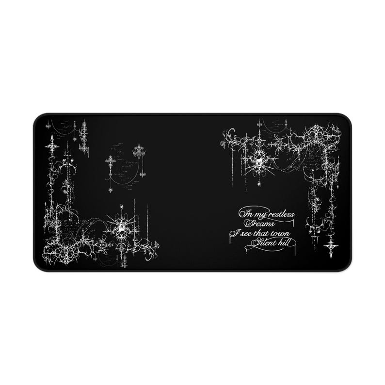 Cybersigilism Desk Mat, Silent Hill Gaming Mousepad, Neoprene Computer Accessories Bild 4