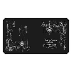 Cybersigilism Desk Mat, Silent Hill Gaming Mousepad, Neoprene Computer Accessories Bild 7