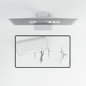Cybersigilism Sword Mousepad, Gaming Pad, Computer Accessories, Desk Decor, Office Supplies, Tech Gift image 8
