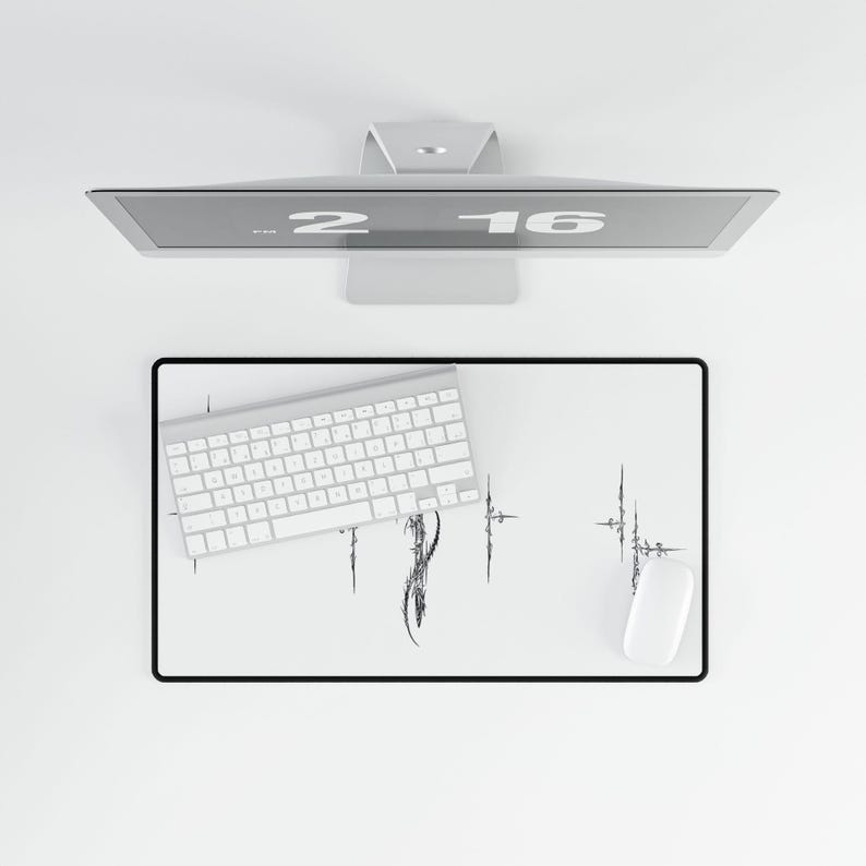Cybersigilism Sword Mousepad, Gaming Pad, Computer Accessories, Desk Decor, Office Supplies, Tech Gift image 8