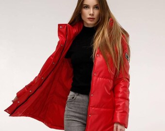 Jaqueta de couro falso com capuz, casaco de inverno à prova de vento, Куртка В-1299 Экокожа Тон 4