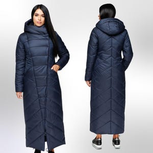 Long Puffer Coat Winter Warm Women&#39;s Clothing Пуховик ПВ-1133 Лаке Тон 18