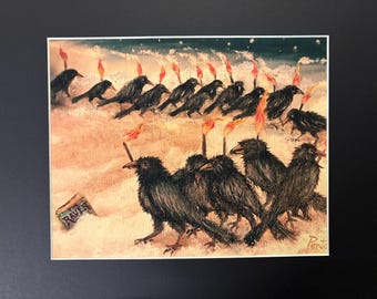 Print - Poe’s Dream of Marching Ravens