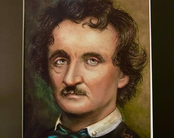 The Alluring Mr. Poe - Print - Portrait of Edgar Allan Poe