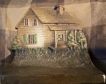 Bradley and Hubbard - Edgar Allan Poe Cottage Fordham Bronx Bookend 1900 - 1940