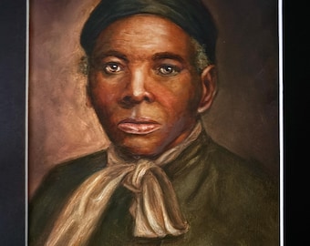 Print of Harriet Tubman by June Ponte