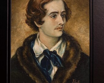 Print - Portrait of John Keats, Artist and Poet