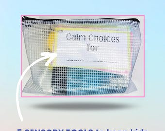 Sensory Calming Bag: Autism Travel Kit with Fidget Toys