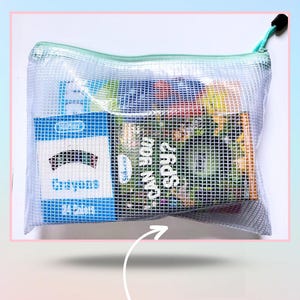 Busy Bag, Airplane Activities for Kids, Road Trip Activities for Kids, kids wedding activities, kids activity kit, travel toys kids