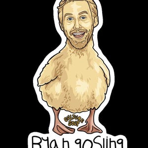 Rayon Gosling Duck Meme - Wasserfester Vinyl Aufkleber