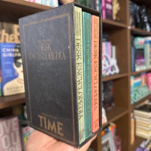 The Concord Desk Encyclopedia Presented by Time | 1982 Softcover Box Set | Vintage Reference Book