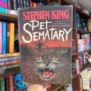 Stephen King - Pet Sematary (1983 Hardcover) | Horror Classic