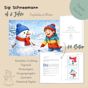 Proyecto de enero de invierno | Kamishibai | Proyecto de guardería | Juego de movimiento | Juego con los dedos | Hora de actividades | Portafolio | Folleto de proyectos | Guardería | Jardín de infancia