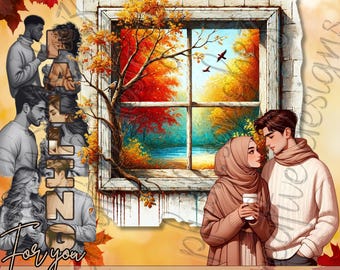 Falling for You-kollektion - Set med 47 höstklippbilder plus 5 gratis pumpor
