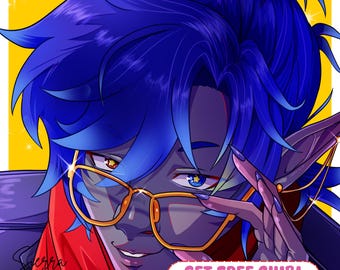 Custom Head Shot Anime PFP Icon, Personalized Cute Profile Picture Avatar for Social Media and Online Identity