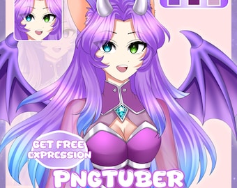 Custom Pngtuber, Pngtuber Commission, pngtuber avatar, Png Tuber, anime commission, vtuber, vtuber model, veadotube
