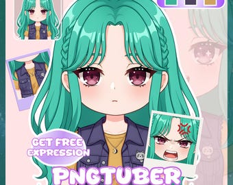 Custom Chibi PNGTuber, Pngtuber Commission, Streaming Avatar Commission, cute boy girl PNGtuber, PNGtuber Model, PNGTuber