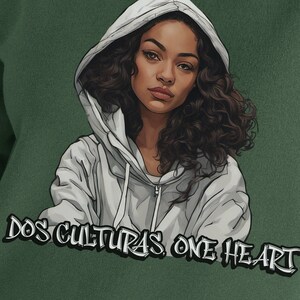 Biracial Pride Sweatshirt: Afro Latina Heritage, BIPOC Crewneck
