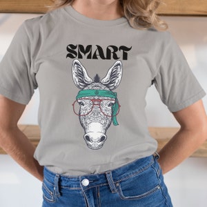 Funny T-shirt, Smart Ass Donkey Tee, Donkey T-Shirt, Donkey Lover Gift, Gender neutral, Humorous Shirt, Gildan Tee, Sarcastic T-shirt