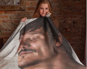 Pedro Pascal Velveteen Plush Blanket: Cozy Fan Gift