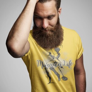 Musician Life T-Shirt: Gildan Softstyle Music Lover Tee