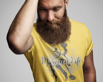 Musician Life T-Shirt: Gildan Softstyle Music Lover Tee