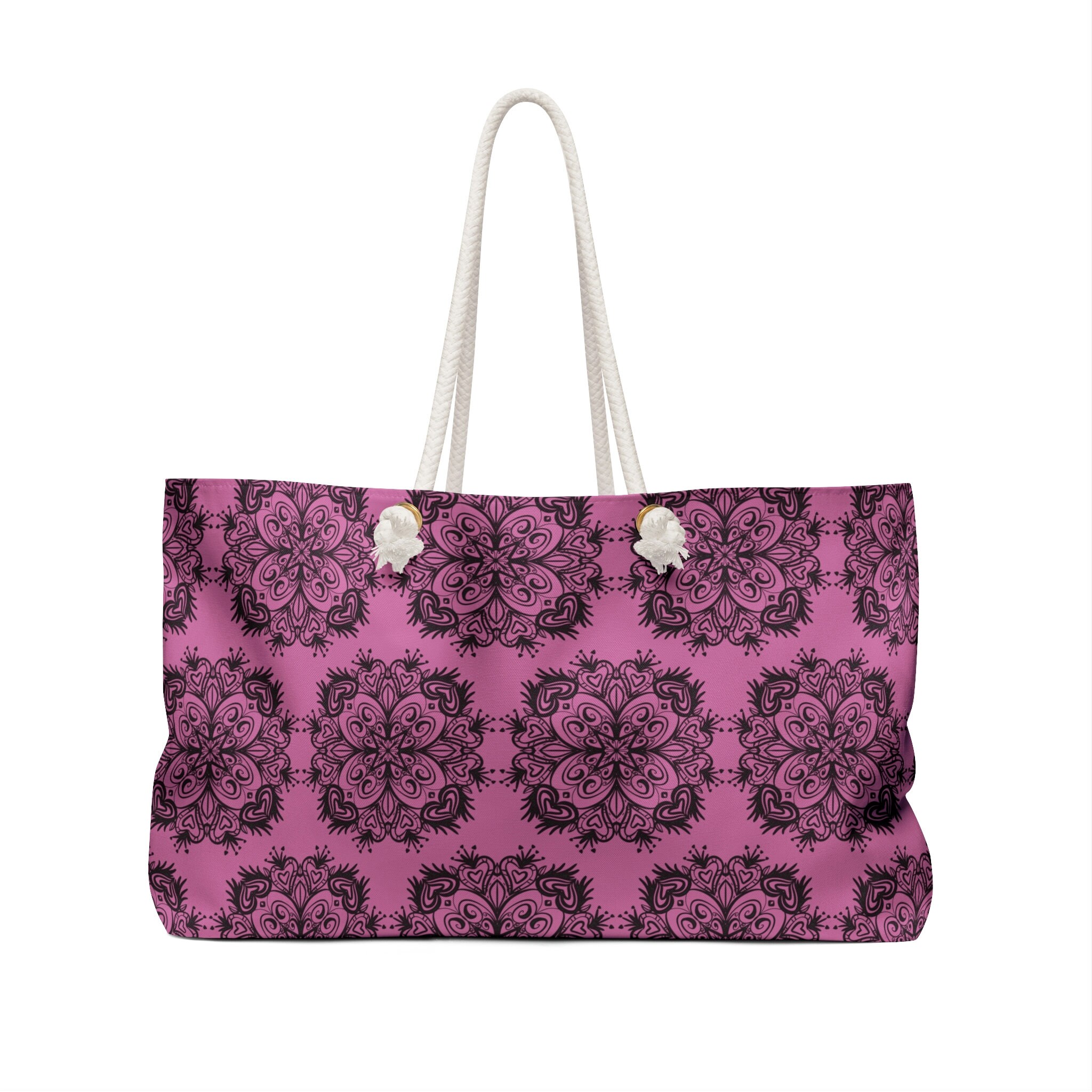 Discover Floral Flower Weekender Bag