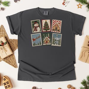 Jullapptäcke-T-shirt, lapptäcke-jultröja, rolig jul-T-shirt, unisex lapptäcke-T-shirt