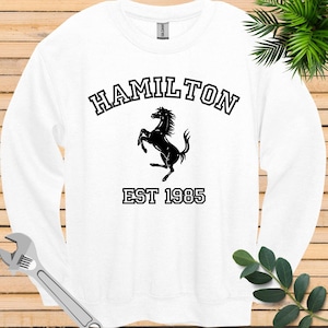 Lewis Hamilton Hoodie Ferrari F1 Formula 1 Hoodie TShirt Scuderia Leclerc Mercedes Hamilton