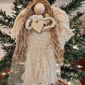 Macrame Angel Ornament: Handmade Holiday Decor