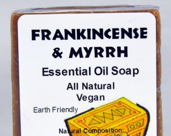 Frankincense & Myrrh Essential Oil Soap Vegan