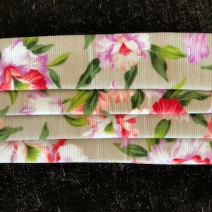 Orchid Print Face Mask