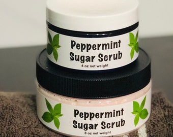 Peppermint Sugar Scrub