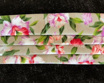 Orchid Print Face Mask