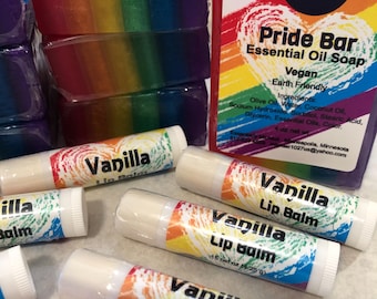 Pride Essential Essential Oil Soaps and Lip Balms