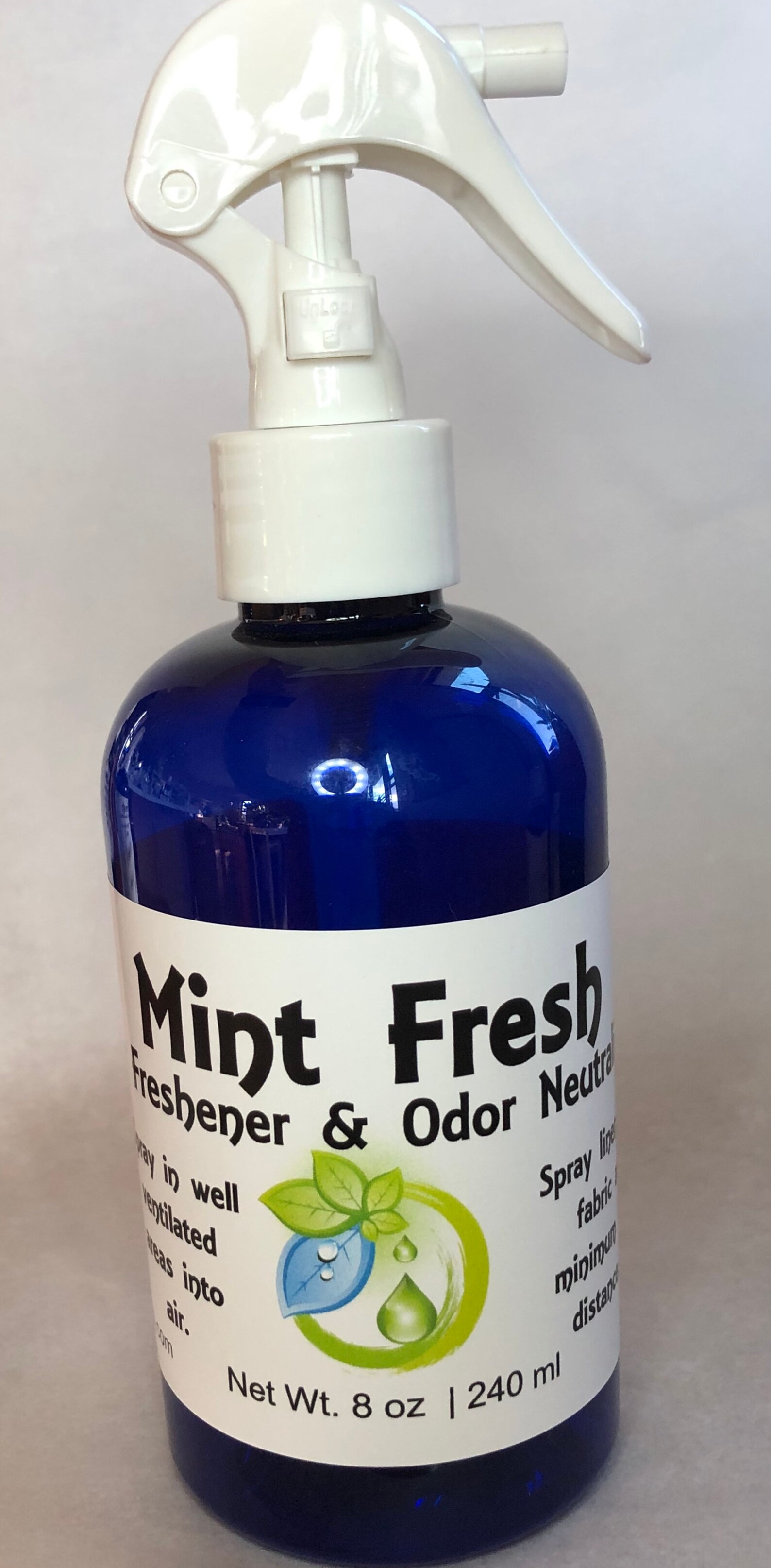 Air Freshener & Odor Neutralizer Spray Mint Fresh Etsy